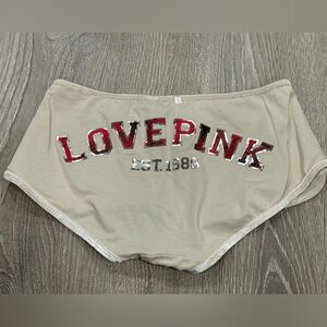 New Pink Victoria Secret Plaid Boy Shorts Underwear Medium X7